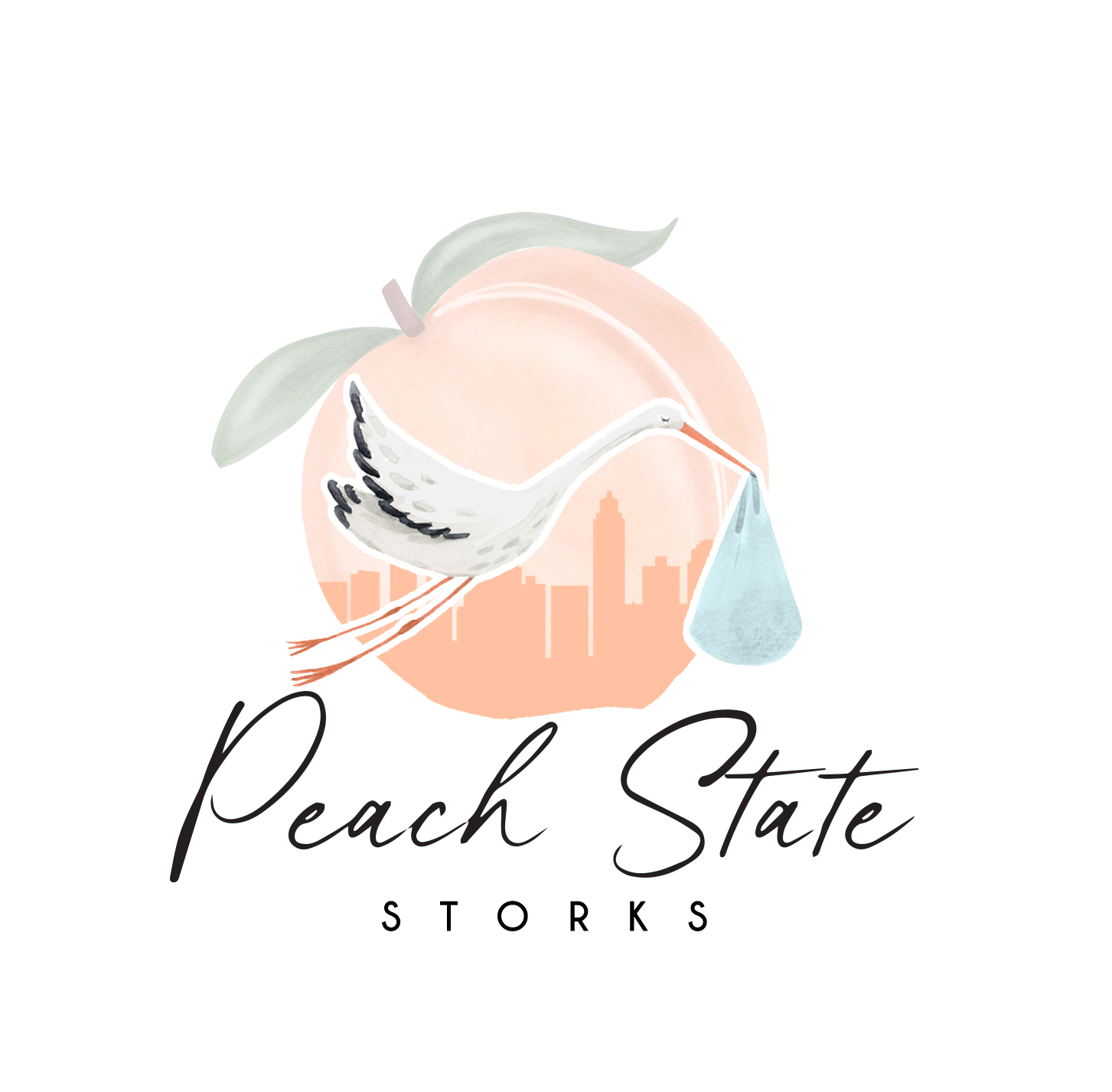 Peach State Storks : Logo